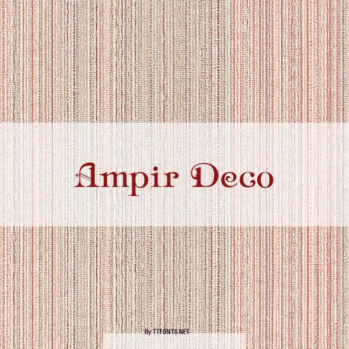 Ampir Deco example